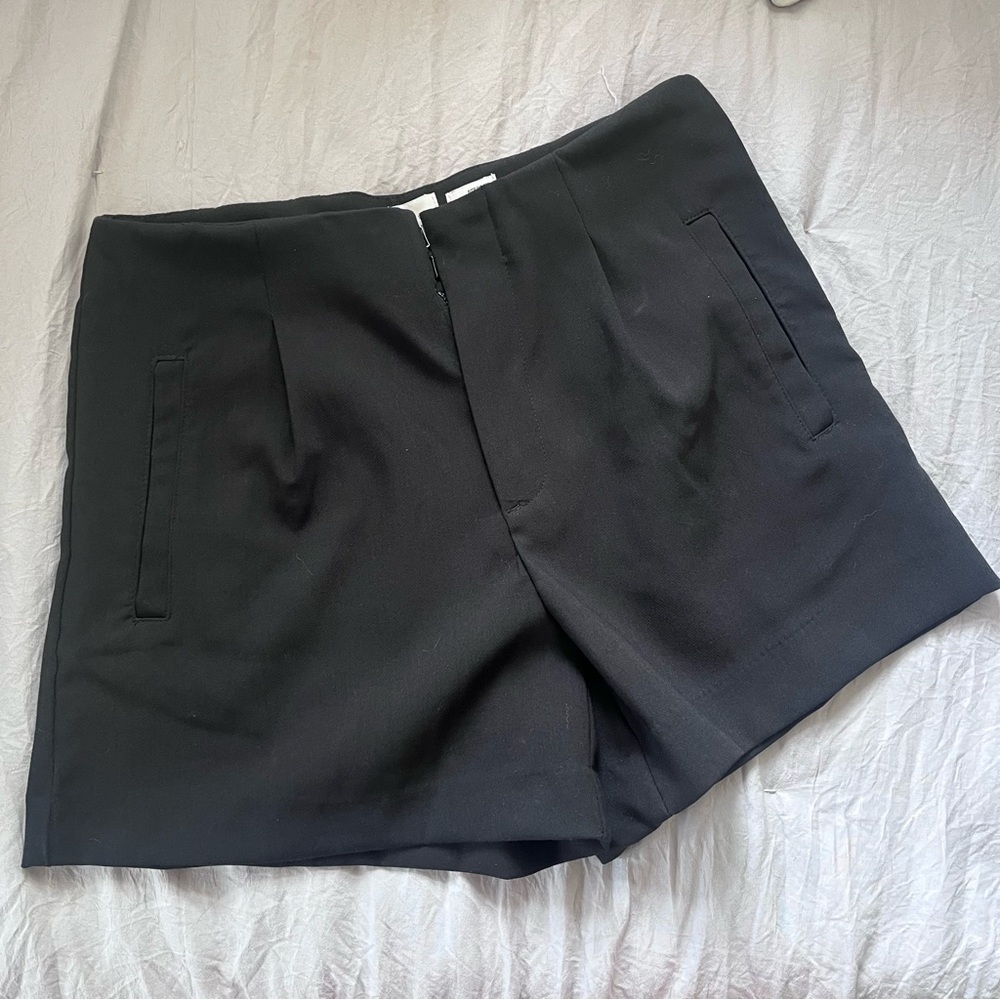 A New Day High Waist Black Shorts with Tailored Fit